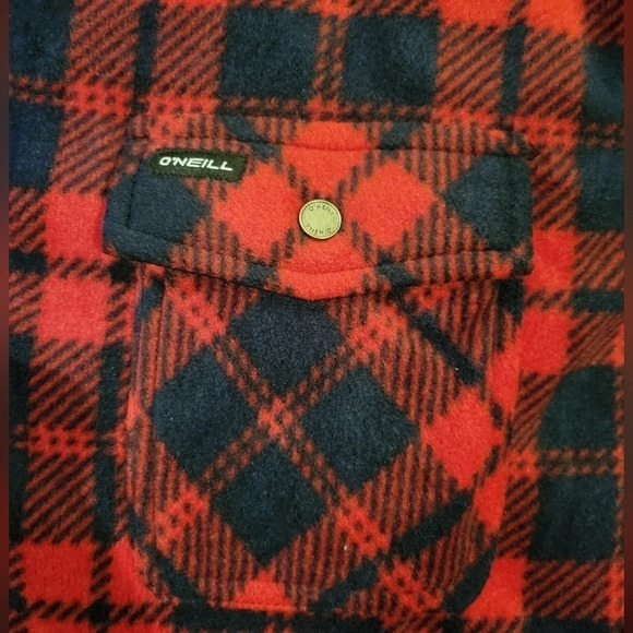 O'Neill Glacier Plaid Superfleece Flannel Shirt - Picture 7 of 10